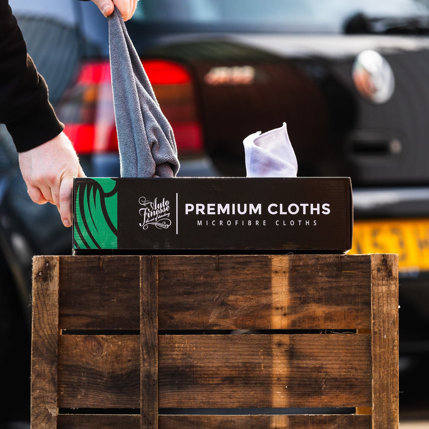 Premium Microfibre Cloth Box